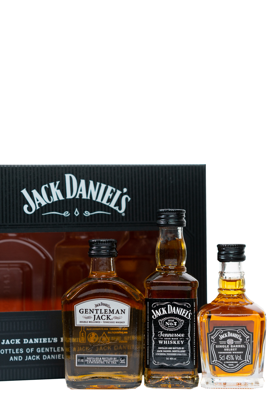 Jack Daniels Family Whiskey Gift Set 3 x 5cl | VIP Bottles