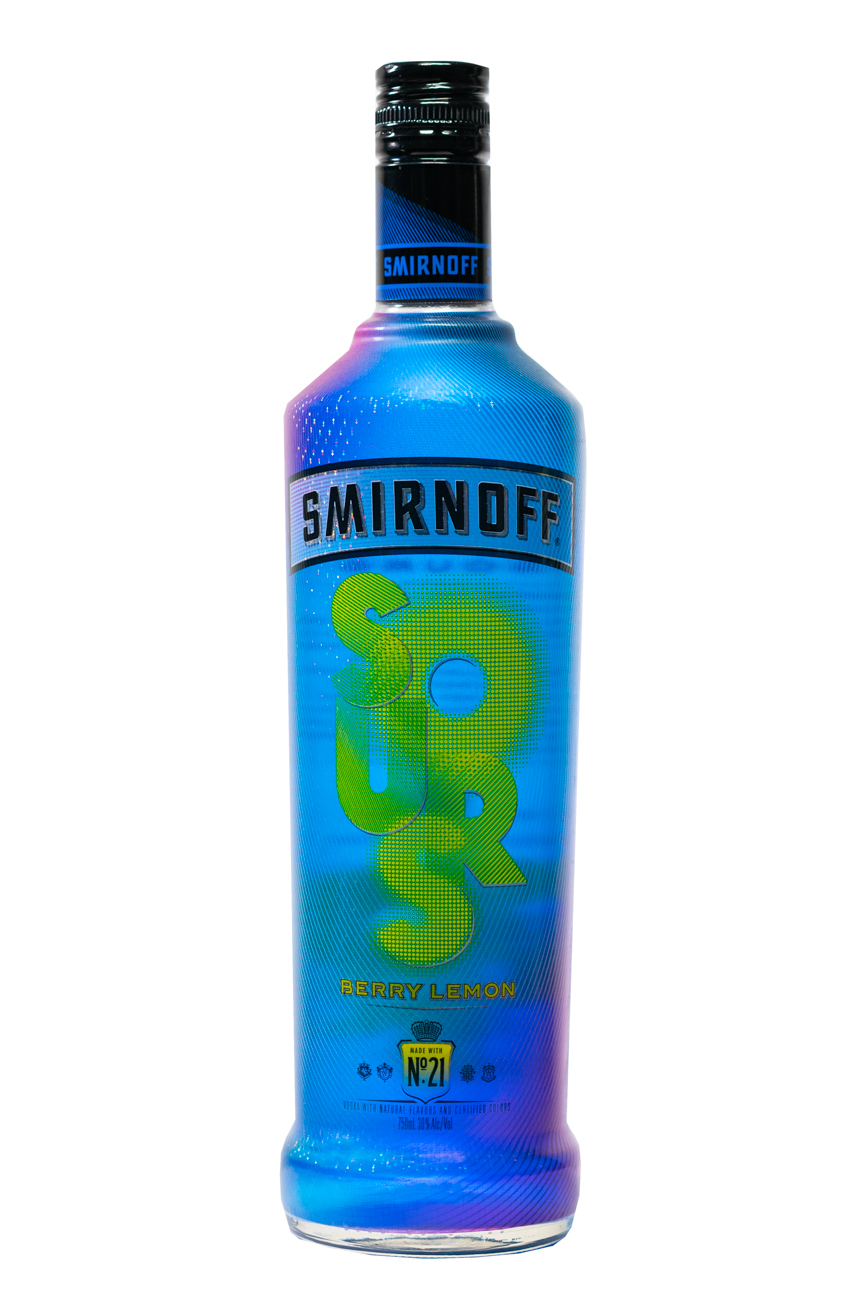 Smirnoff Berry Lemon Sours Vodka VIP Bottles