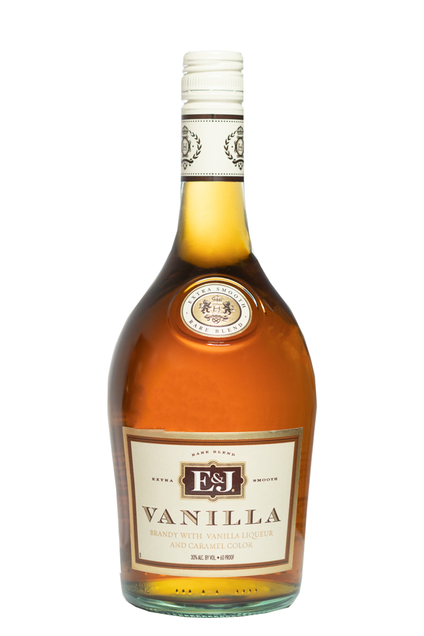 E&J Vanilla Brandy 75cl VIP Bottles