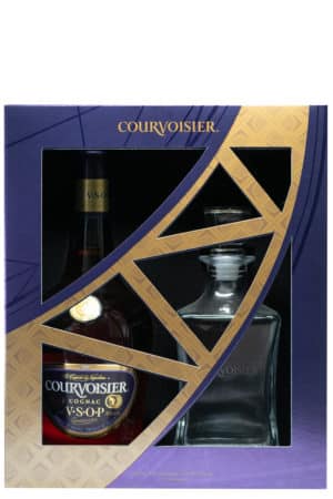 Courvoisier VSOP Cognac Gift Set with Decanter 75cl
