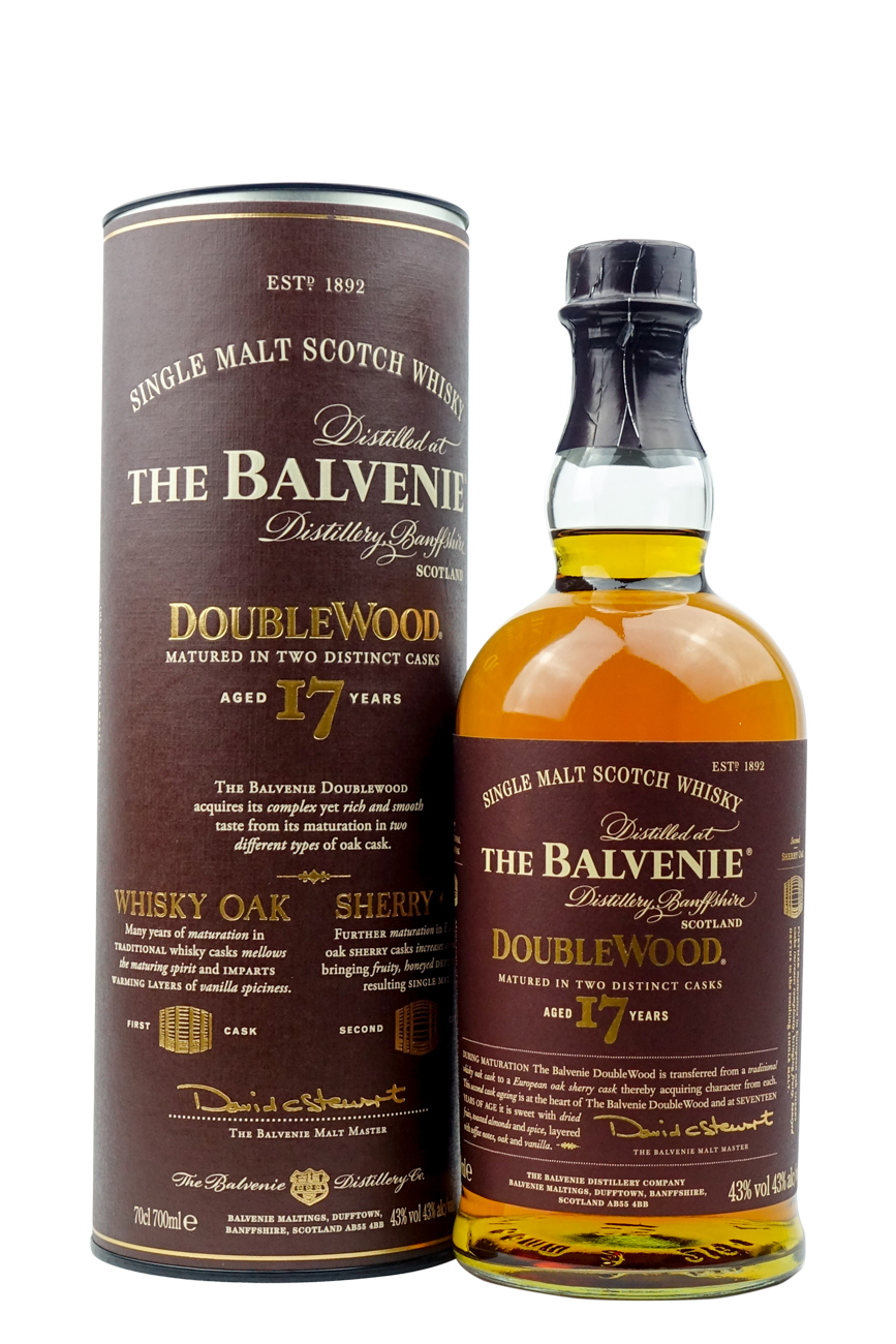 Balvenie 17 Year Old Doublewood Whisky 70cl-2 Balvenie 17 Year Old Doublewood Whisky