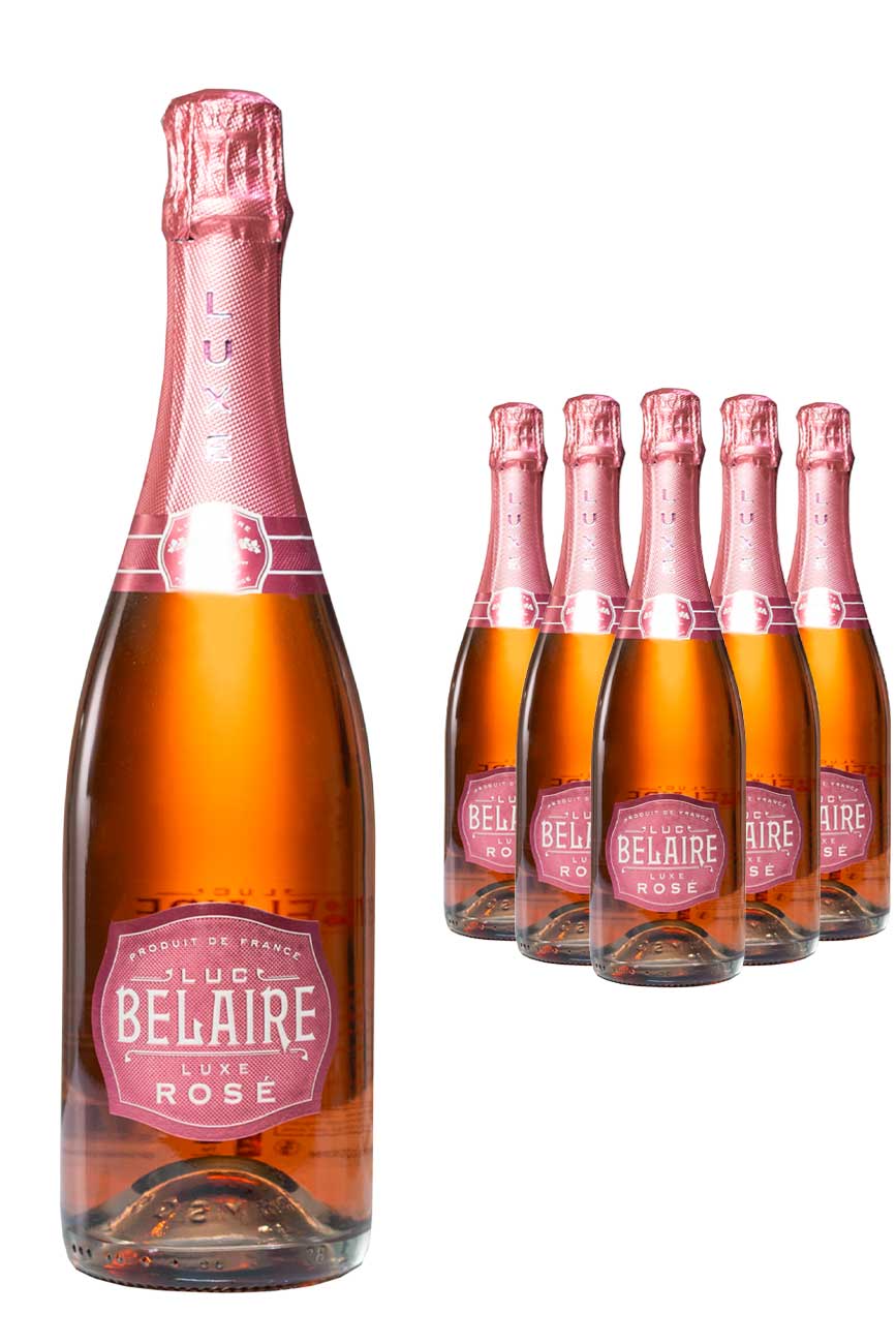 Luc Belaire Luxe Rose Sparkling Wine 6 x 75cl Case