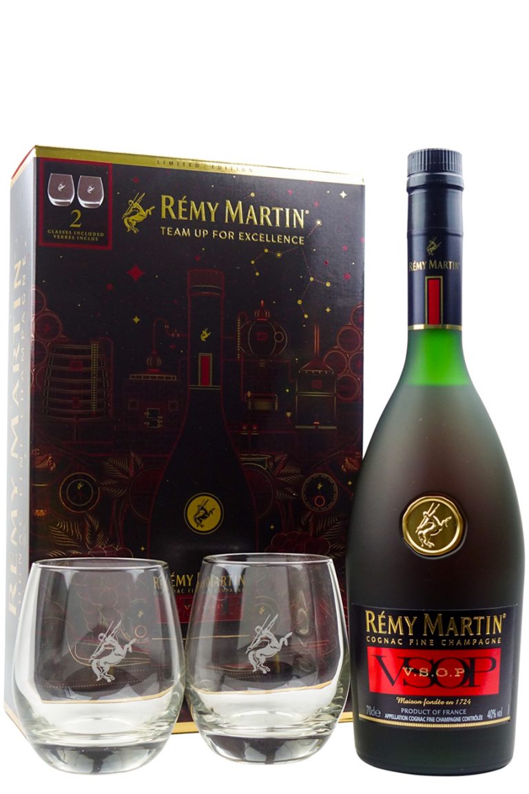 Remy Martin VSOP Fine Champagne Cognac Gift Set with 2