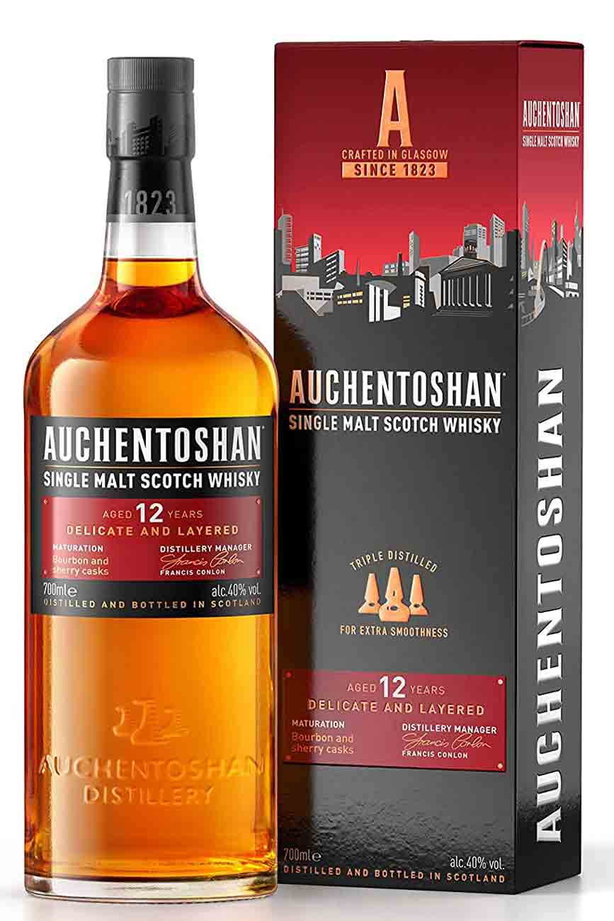 Auchentoshan 12 Year Old Whisky 70cl