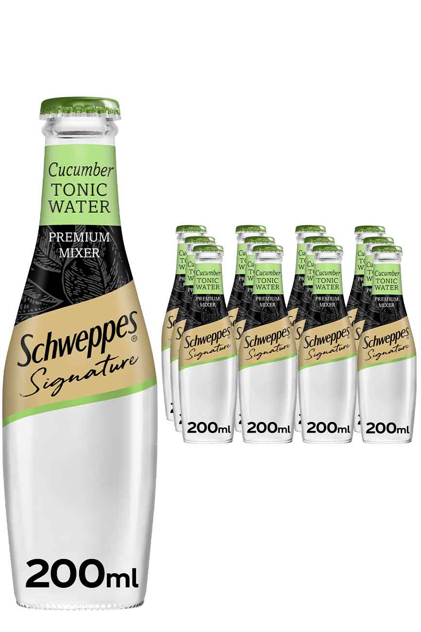 Schweppes Signature Cucumber 12 x 200ml Case