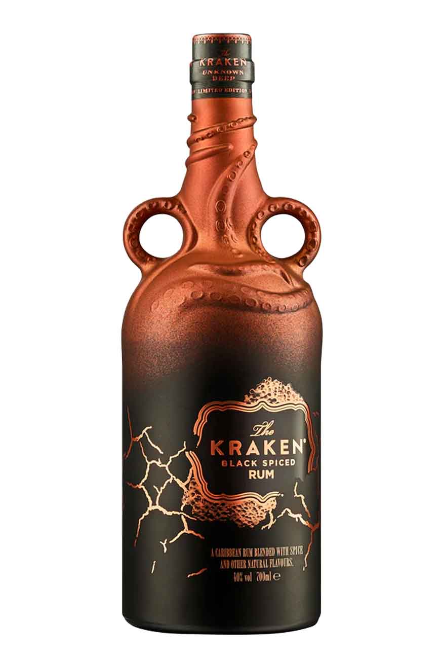 Kraken Black Spiced Rum Limited Edition Unknown Deep Copper Scar