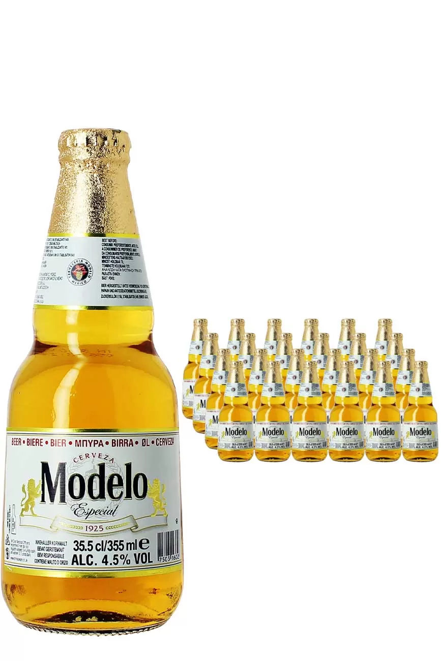 Modelo Especial Mexican Lager 24 x 355ml Case