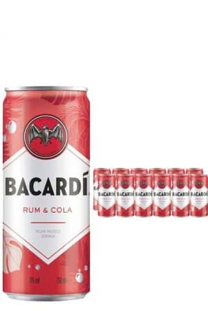 Bacardi Rum & Coke 12 x 250ml Case