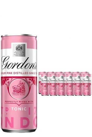 Gordon's Pink Gin & Tonic Premix 12 x 250ml Case