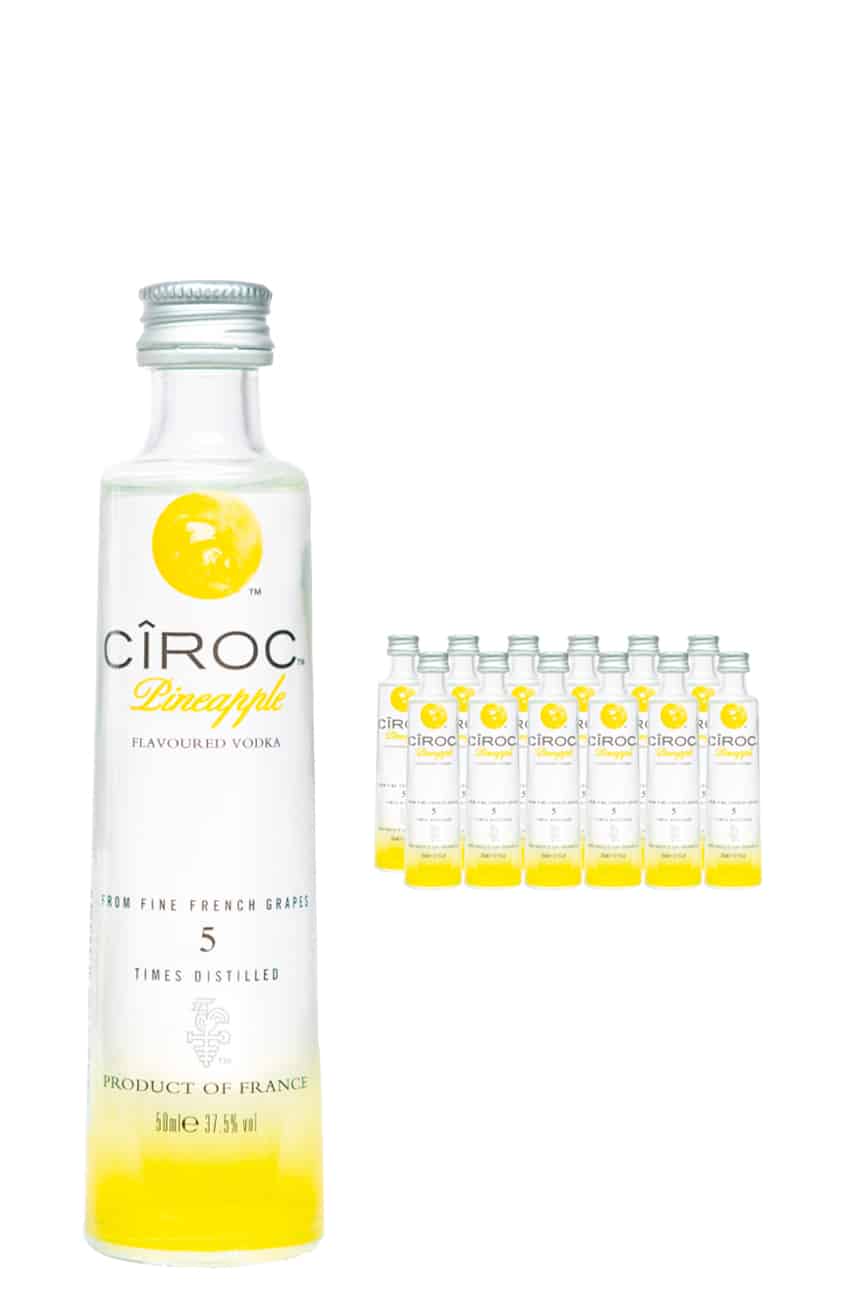 Ciroc Pineapple Vodka 12 x 5cl Case