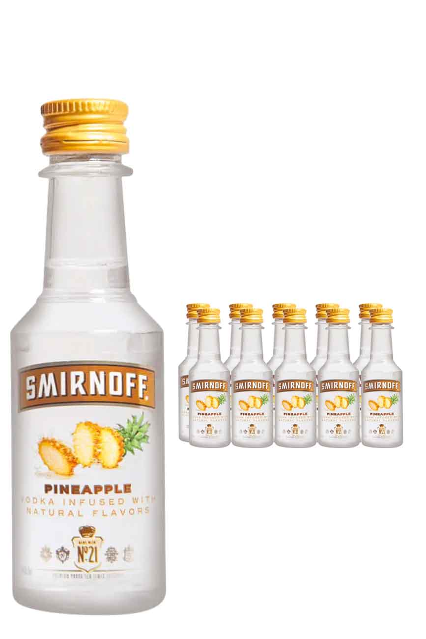 Smirnoff Pineapple Vodka 10 x 5cl Case