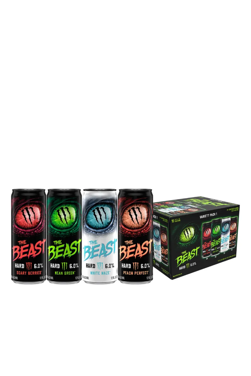 Monster The Beast Unleashed Variety Pack 12 x 355ml Case
