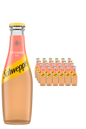 Schweppes Pink Grapefruit Soda 24 x 200ml Case