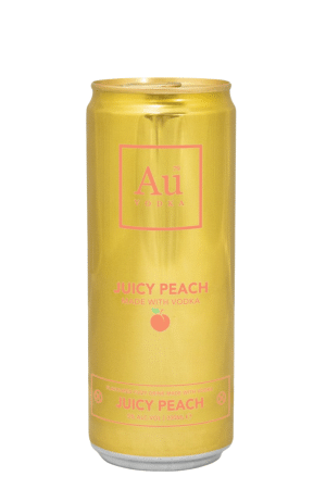 Au Juicy Peach Vodka Premixed 330ml