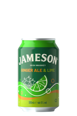 Jameson Irish Whiskey Ginger & Lime 330ml