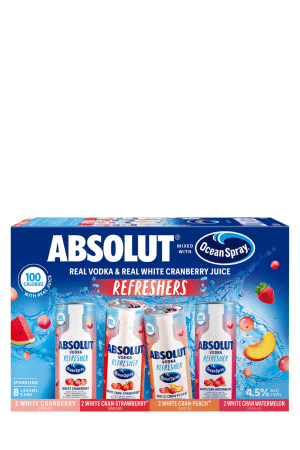 Absolut x Ocean Spray Vodka Refreshers Variety Pack 8 x 355ml Case