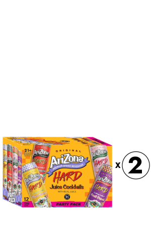 AriZona Hard Juice Cocktail Party Pack 24 x 355ml Case