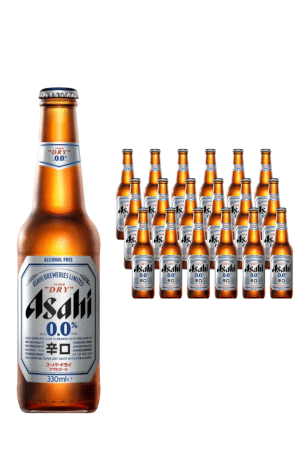 Asahi Super Dry 0.0% Alcohol Free Lager 24 x 330ml Case