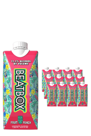 BeatBox Fruit Punch Party Punch 12 x 500ml Case