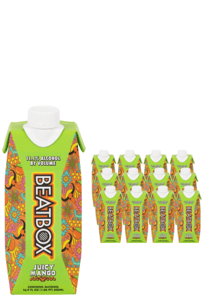BeatBox Juicy Mango Party Punch 12 x 500ml Case