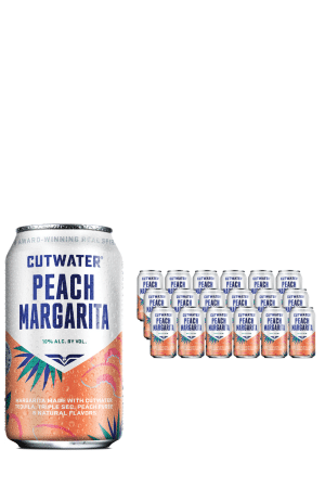 Cutwater Peach Margarita 24 x 355ml Case