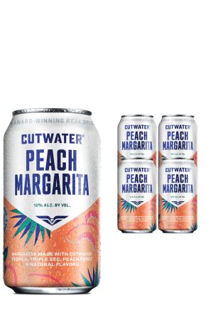 Cutwater Peach Margarita 4 x 355ml Case