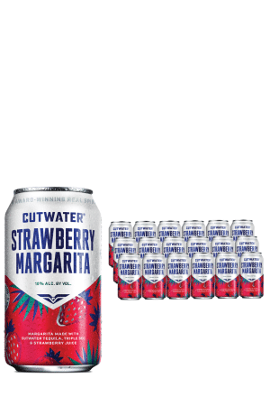Cutwater Strawberry Margarita 24 x 355ml Case