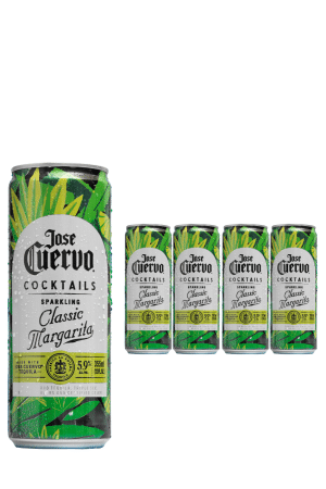 Jose Cuervo Sparkling Classic Margarita Cocktail 4 x 355ml Case