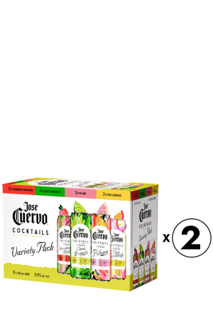 Jose Cuervo Sparkling Cocktails Variety Pack 24 x 355ml Case