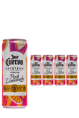 Jose Cuervo Sparkling Pink Lemonade Cocktail 4 x 355ml Case