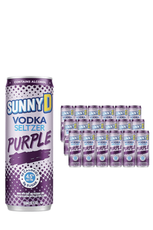 SunnyD Purple Vodka Seltzer 24 x 355ml Case