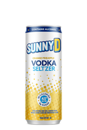 SunnyD Vodka Seltzer Orange Pineapple 355ml