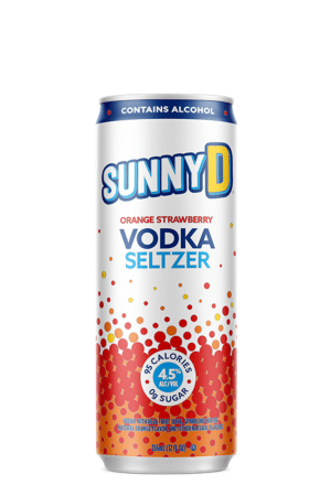 SunnyD Vodka Seltzer Orange Strawberry 355ml